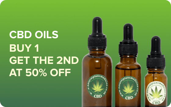CBD Oils Buy 1 Get the 2nd at 50% Off