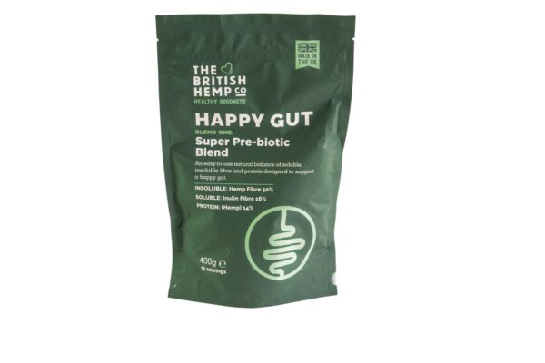 Happy Gut Super Pre-biotic Blend – The British Hemp Co | 400g Gut Health Supplement